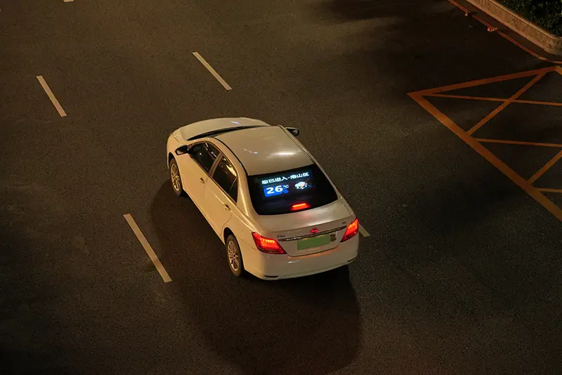 Car Mounted Transparent Screen