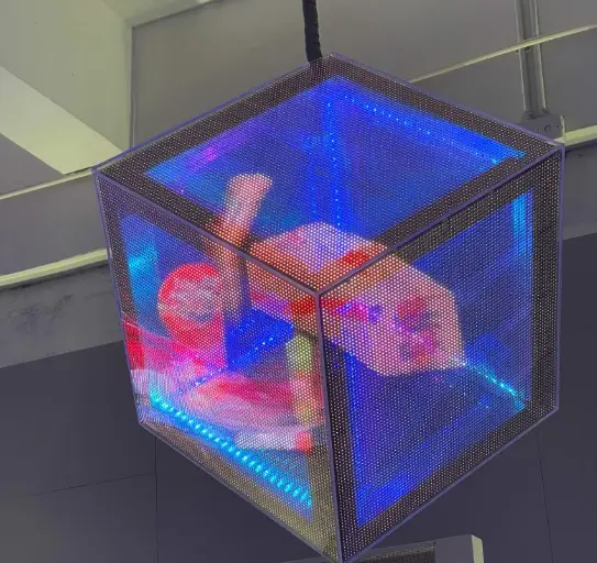 Custom Transparent Film Led Irregular Screen
